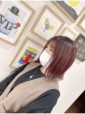 外ハネナチュラルボブ