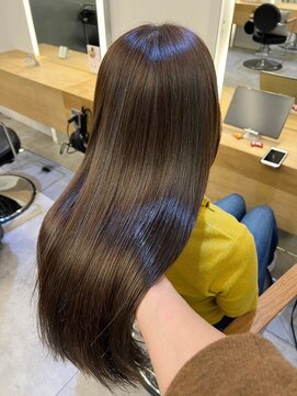 ジーナ 銀座(Zina) 韓国ヘア*艶髪*パールベージュ【Zina銀座】