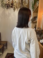 イング(ing) lavender brown × flat bob