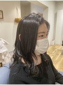 モノトーン系×ミディアム