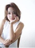 大人ボブ/小顔ショートカット/ナチュラルボブ/大人丸みボブd