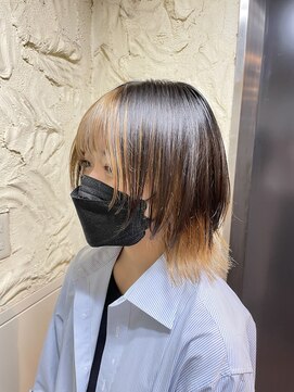 ロッソバイアルター 鎌取(ROSSO by aL-ter) 【マチルダボブ/ウルフ/インナーグレージュ】千葉香奈