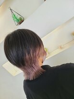 スリーヘアーデザインズ(Three Hair Designs)&nbsp;ウルフボブインナーカラー