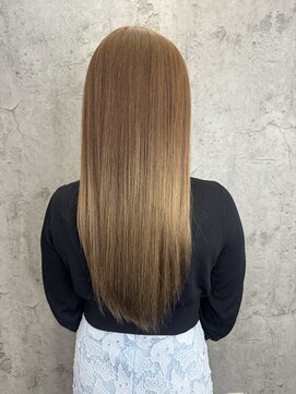 ルーツアイリー 心斎橋(ROOTS IRIE) シールエクステブラウンベージュ立体感ロング