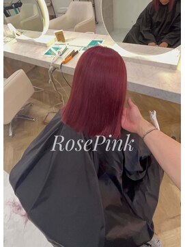 リアン 上尾店(Rien) ローズピンク/韓国カラー/垢抜け/デザインカラー/