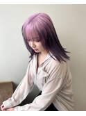 【ピンク→パープル　グラデーション】ふじゆー