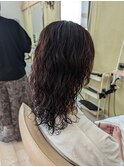 しっかりグリっとニュアンスパーマ