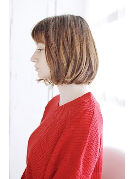 シュシュット(chouchoute) レイヤーカットウェットヘアデザインカラーオリーブベージュ/088