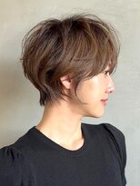 パッションフォーへアー 西原店(Passion for hair)&nbsp;大人ショートボブ/白髪染め/マロンブラウン@30代@40代@50代