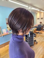 ヘアーリゾート マハナ(HAIR RESORT MAHANA)&nbsp;ショートレイヤー/ショートボブ/小顔カット/30代/40代/艶カラー