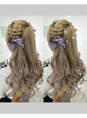ねじり編み込み