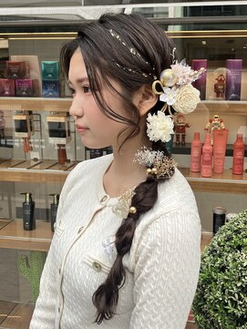 ピークアブー ワン(PEEK-A-BOO ONE) ヘアセット 編みおろしアレンジ ヘアアレンジ