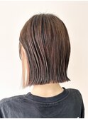 ホワイトグレージュデジタルパーマミニウルフ天王町AI69