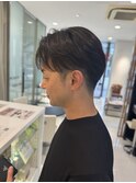 メンズカット/ビジネススタイル/黒髪/ツーブロック/刈り上げ