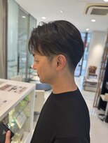 メンズカット/ビジネススタイル/黒髪/ツーブロック/刈り上げ