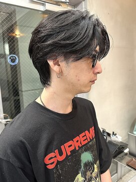 ニコ トウキョウ ロジック(nico TOKYO Logic) フェザーパーマセンターパートニュアンスパーマ20代30代