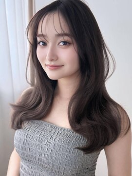 アグ ヘアー ヴィラージュ 野里店(Agu hair village) 《Agu hair》チョコグレージュレイヤー×numberA.ヘアバター