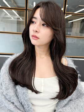 モッズヘア 足利(mod'hair) 透明感髪質改善カラー◎暗色カラー×艶髪レイヤー