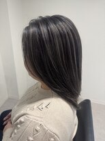 ガーベラ(gerbera)&nbsp;バレイヤージュ×グレー×筋感