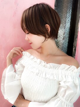 ロンド エメ 柏(Lond aimer) マロンベージュ/ショート/前髪/レイヤー/髪質改善/縮毛矯正/柏駅