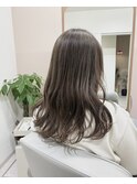 白髪ぼかしオリーブベージュ