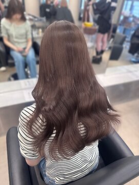 エン 栄店(enne) 大人ガーリー/ダークアッシュ/ミディアムレイヤーカット/栄