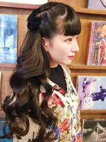 ブロック ジャポン(bloc japon)&nbsp;ハーフアップ ヘアセット ねじり巻き/久保田淳