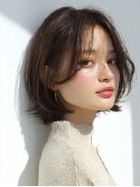 ダル 渋谷/表参道(DAL.)&nbsp;レイヤーカットボブ髪質改善カラー縮毛矯正暗めカラー韓国