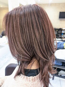 ヘアーデザインムーヴ(Hair design MOVE) 桜カラー×ハイライト