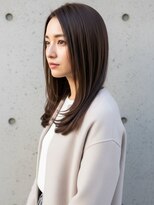 フルショウ 苦楽園店(FURUSHO)&nbsp;ミディアムレイヤー/大人かわいい/ココアブラウン/セミロング