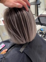 ハーパーズ 渋谷(harpers)&nbsp;コントラストバレイヤージュボブ