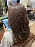 ナチュラルハイライト×ラベンダーベージュ【千葉駅】