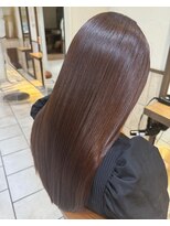 ペッツショコラ(PETZ chocolat) ミルクティーブロンド ワンホンレイヤー 縮毛矯正 藤枝 3
