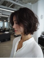 アブニール 我孫子(AVENIR)&nbsp;ダークパープル/ナチュラルショート/夏のヘアアレンジ/我孫子