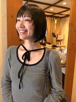 フランジェッタヘアー(Frangetta hair)&nbsp;ステップカット♪ボブ　担当川合