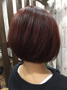 ミュー(m) 前下がりボブ