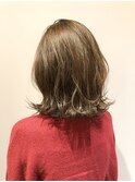 【mat beige】【ハイライト】【ブリーチなし】松本絵里香