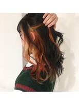 アディション 渋谷(ADITION)&nbsp;【 ADITION渋谷】オレンジインナーカラー！