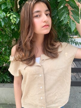 マリアバイアフロート(Maria by AFLOAT) 【山田】外国人風かきあげハイライトシアベージュ