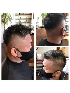 スープレックス ヘアーデザイン(SOUPREX HAIR DESIGN) 気合いのカリカリスタイル!40代SOUPREXダンディ!20代 30代