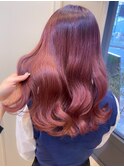 【VIVO】西屋綾香 ダブルカラー ラベンダーピンク 韓国ヘア
