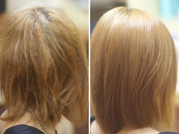 ヨシユキコンディショニングの写真/【湘南エリアで大好評◎】縮毛矯正の可能性、髪質改善の可能性縮毛矯正と髪質改善のハイブリッド技法