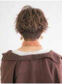 透明感マッシュショート_三軒茶屋_髪質改善_無造作_パーマ_