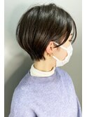 《knit銀座》大人可愛い20代30代40代ショートボブ丸み前下がり