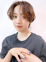 アイティーバイアルバム 下北沢店(IT by ALBUM)&nbsp;エアリーショート_アースカラーくびれヘアツートンカラー_48610