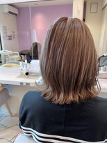 シャトン(chaton) 外ハネボブとミルクティー