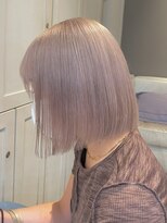 ベレーザ 渋谷(BELEZA)&nbsp;ba1397ホワイトミルクティーブリーチオンカラーコリアンスタイル