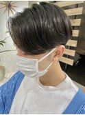 20代～30代メンズカットセンターパートニュアンスパーマ［仙台］