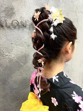サロンドワン(SALON DE 1) #浴衣ヘア