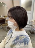 艶感ストレート×ぷつっとボブ